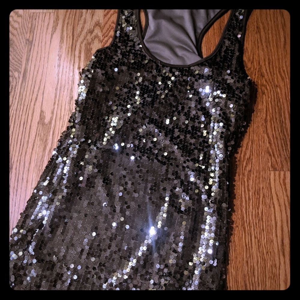 Sequined Tank Top